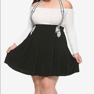 Skeleton Hand Suspender Skirt 4X